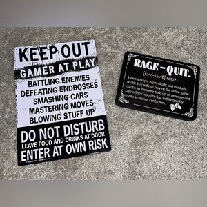 Gamer Sign Bundle